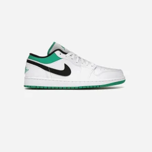 Air Jordan 1 Low White Lucky Green Black
