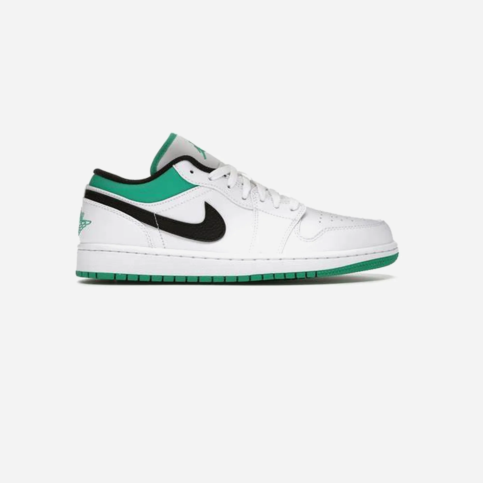 Air Jordan 1 Low White Lucky Green Black