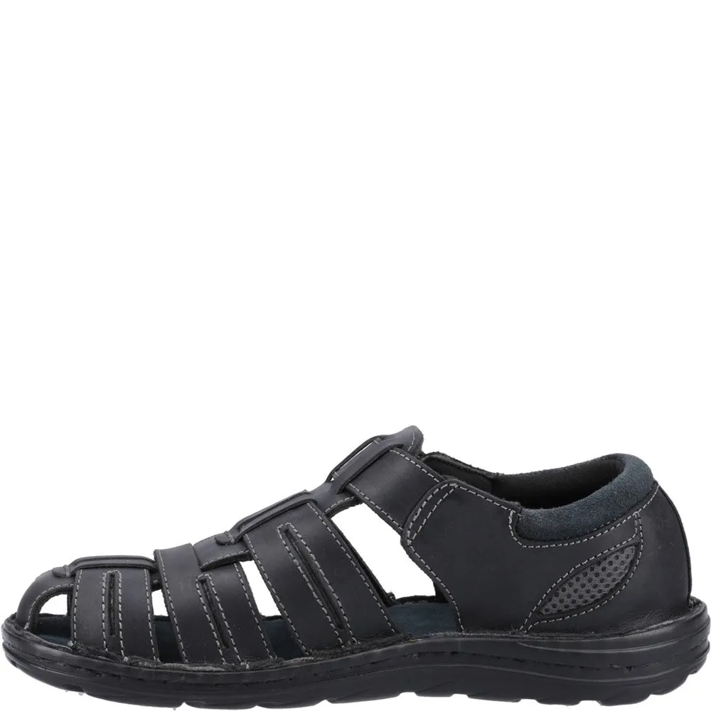 Black Albert Fisherman Sandals