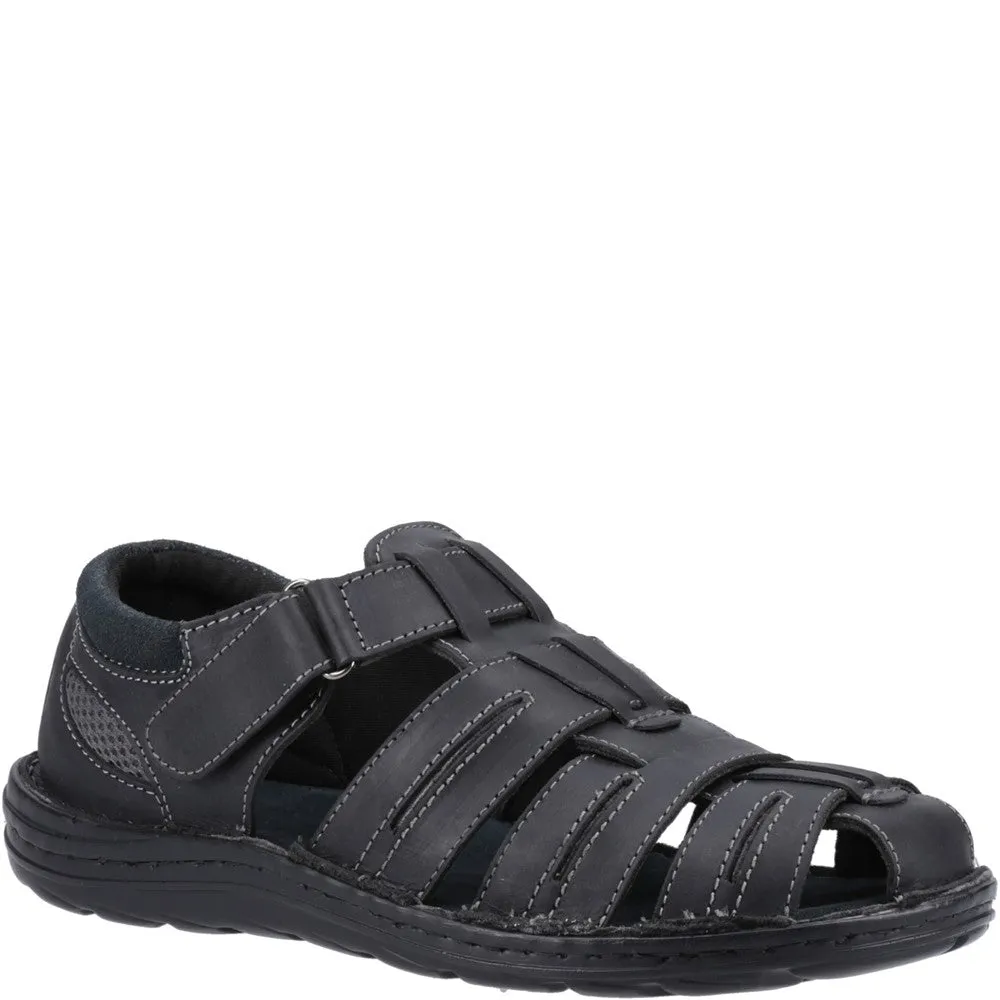Black Albert Fisherman Sandals