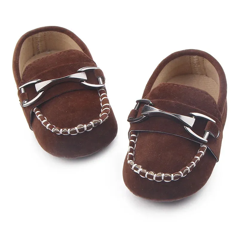 Buckle Stitch Loafers