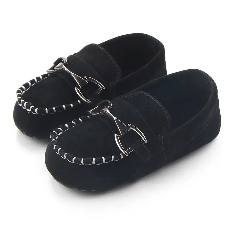 Buckle Stitch Loafers
