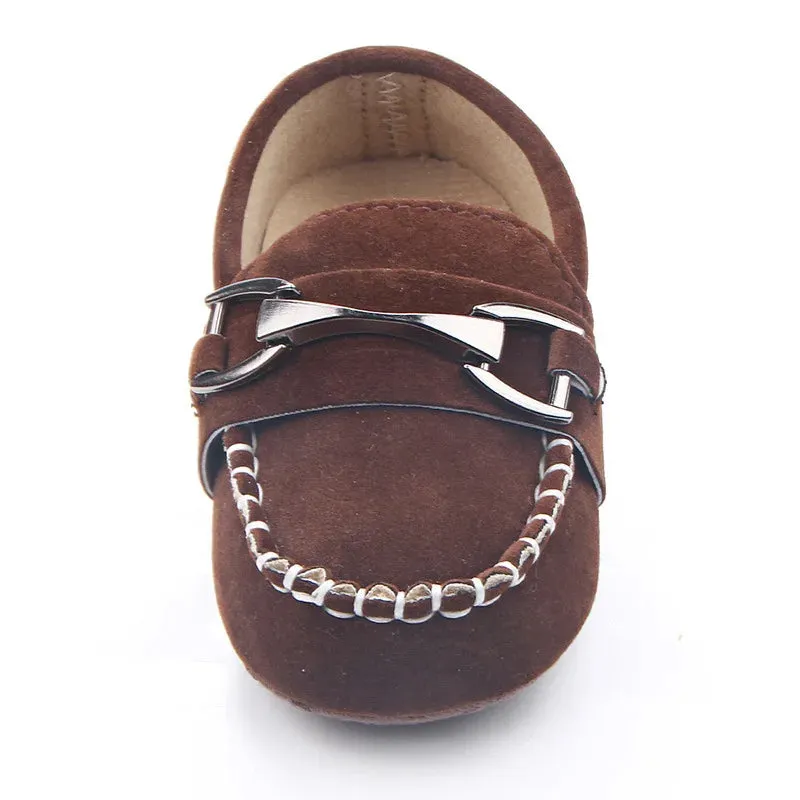 Buckle Stitch Loafers