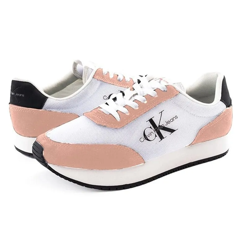 CALVIN KLEIN RETRO RUNNER LACE UP SNEAKER CKM34