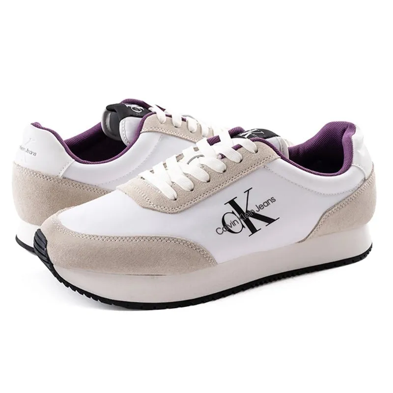 CALVIN KLEIN RETRO RUNNER LACE UP SNEAKER CKM43