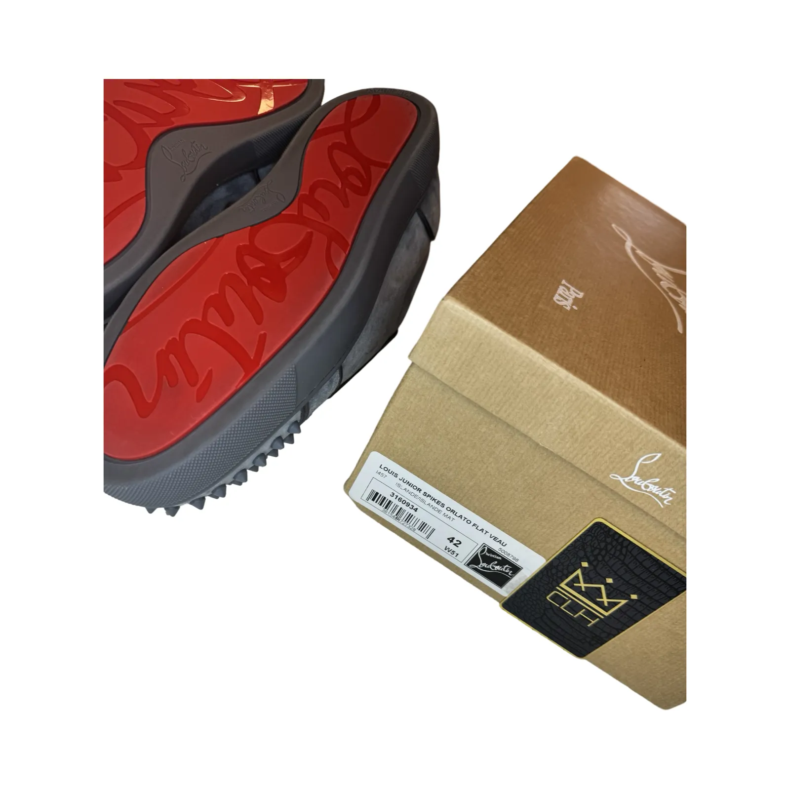 CHRISTIAN LOUBOUTIN LOUIS JUNIOR SPIKES SNEAKERS