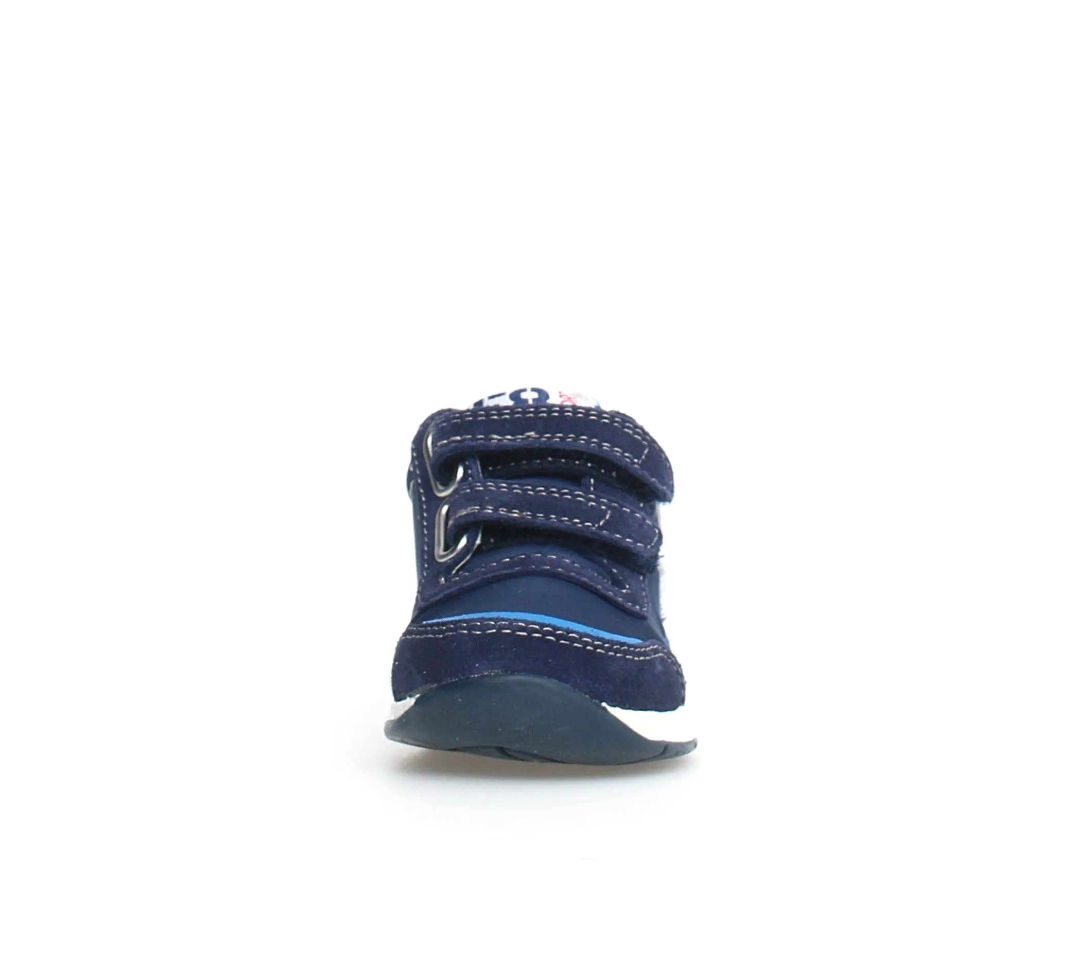 Falcotto New Ferdi | Suede Navy/Orange Low Sneakers