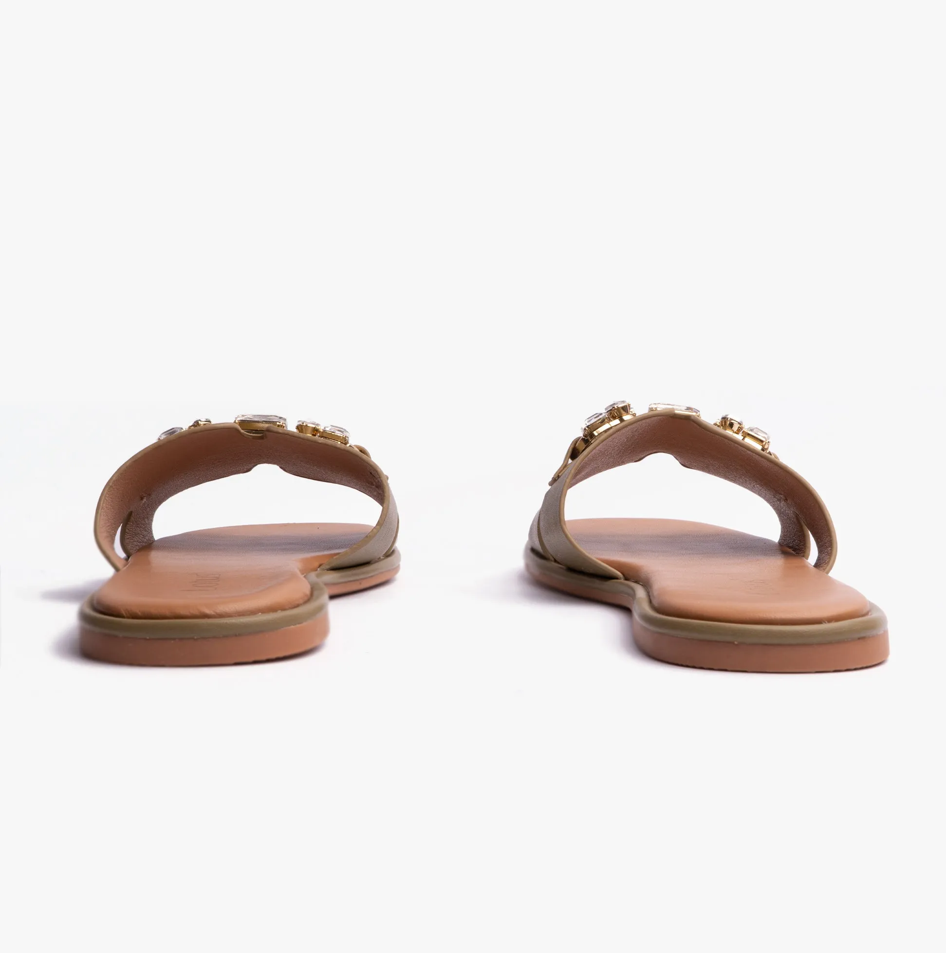 FANO Womens Sandals Green