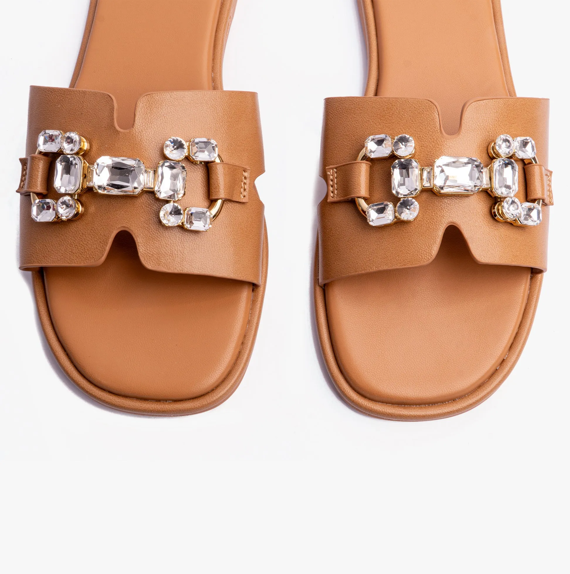 FANO Womens Sandals Tan