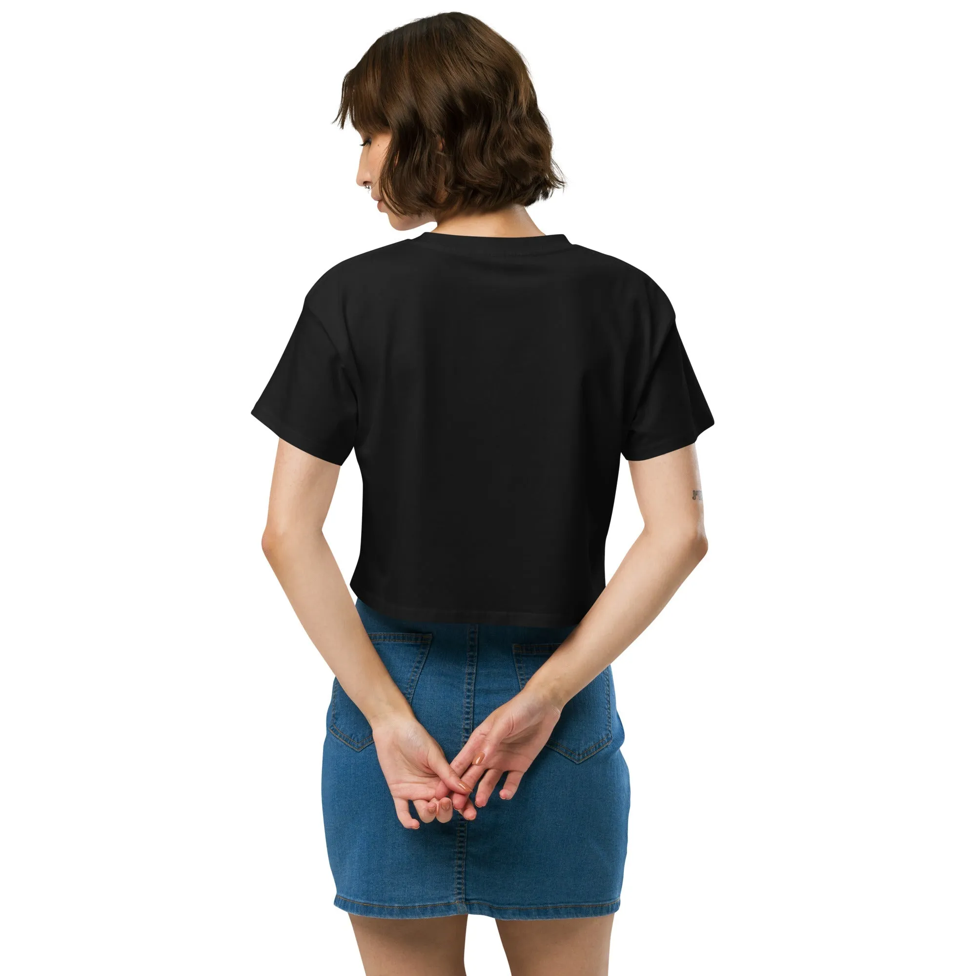 Johnny Xtreme (Skateboarding 2.0) Embroidered Women’s Crop Top