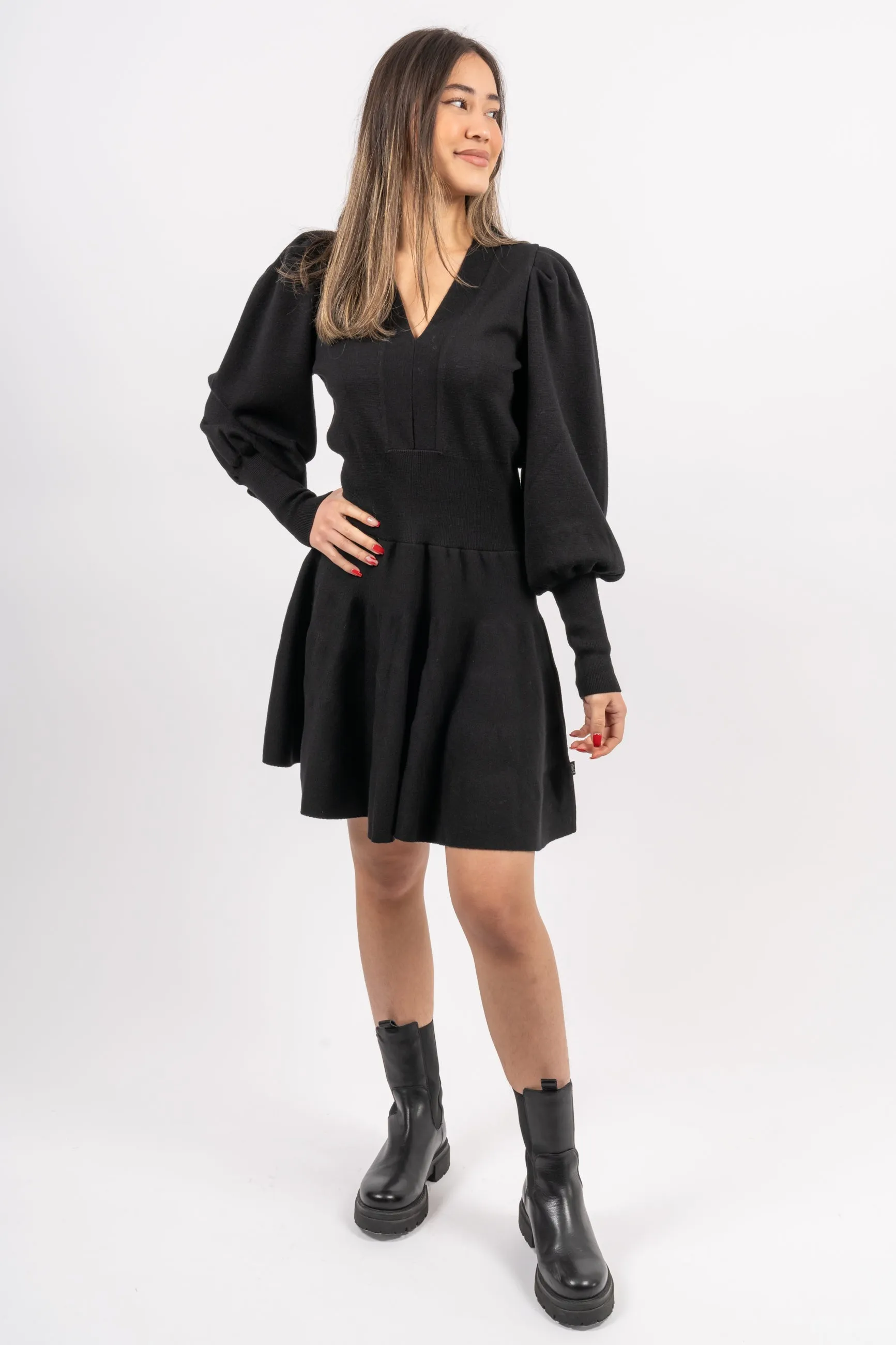Jules Merino Dress - Black