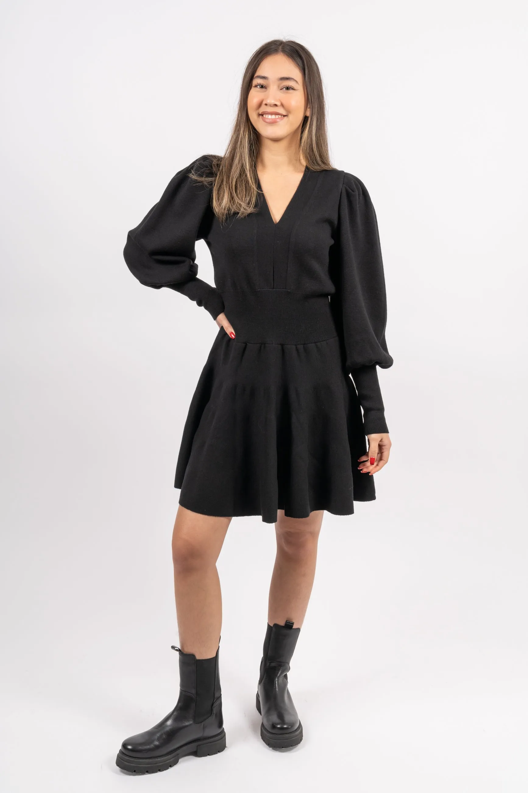 Jules Merino Dress - Black