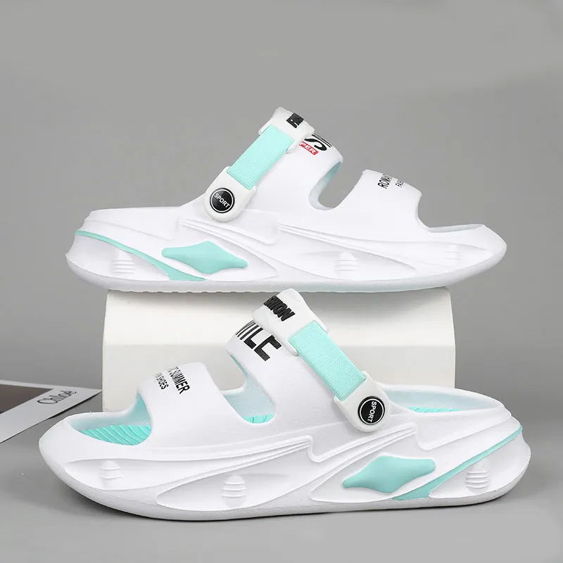 🎉Last day for limited time discounts🎉Chunky Padded Sandals With A Swell-like Grip🌟 Walk on Clouds This Summer! 🌈（The more you buy, the higher the discount）