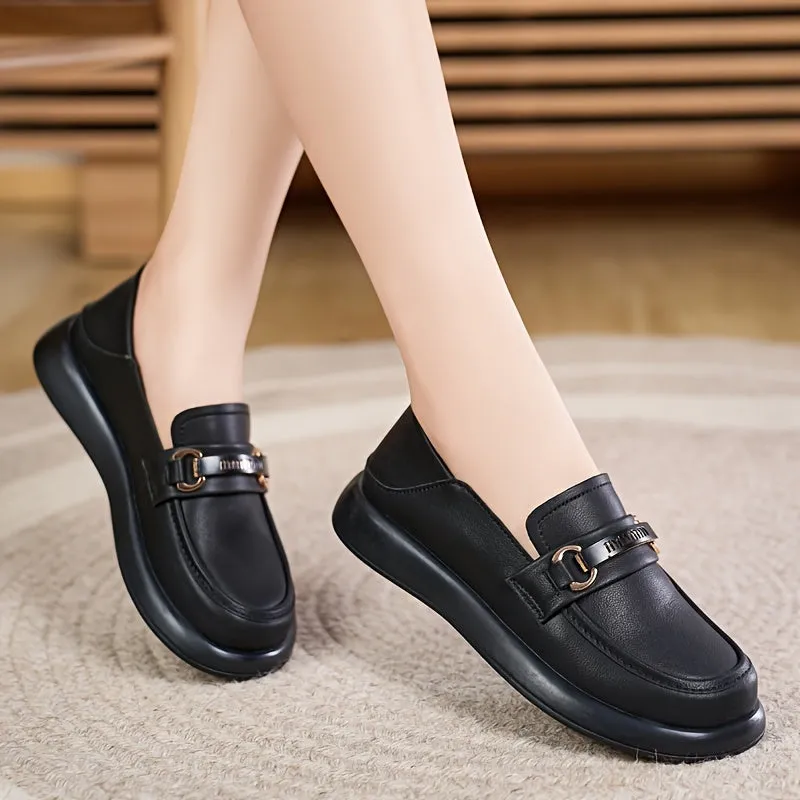 Loafer beige-niet-slip en comfortabele slip-on schoenen voor dames