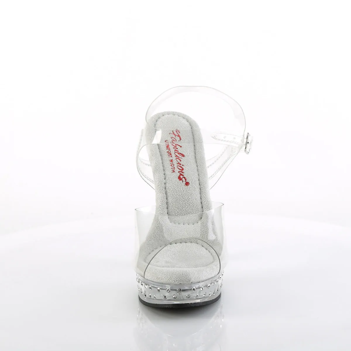 MAJESTY-508SDT Fabulicious 5" Majesty Clear Sexy Shoes (Posing Shoes)