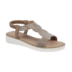 MARIPOSA BEIGE LADIES SUMMER SANDALS
