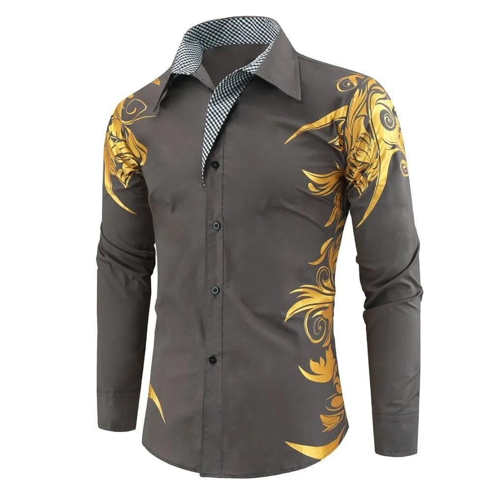 Men's Fitted Shirts Spring And Summer Shirts