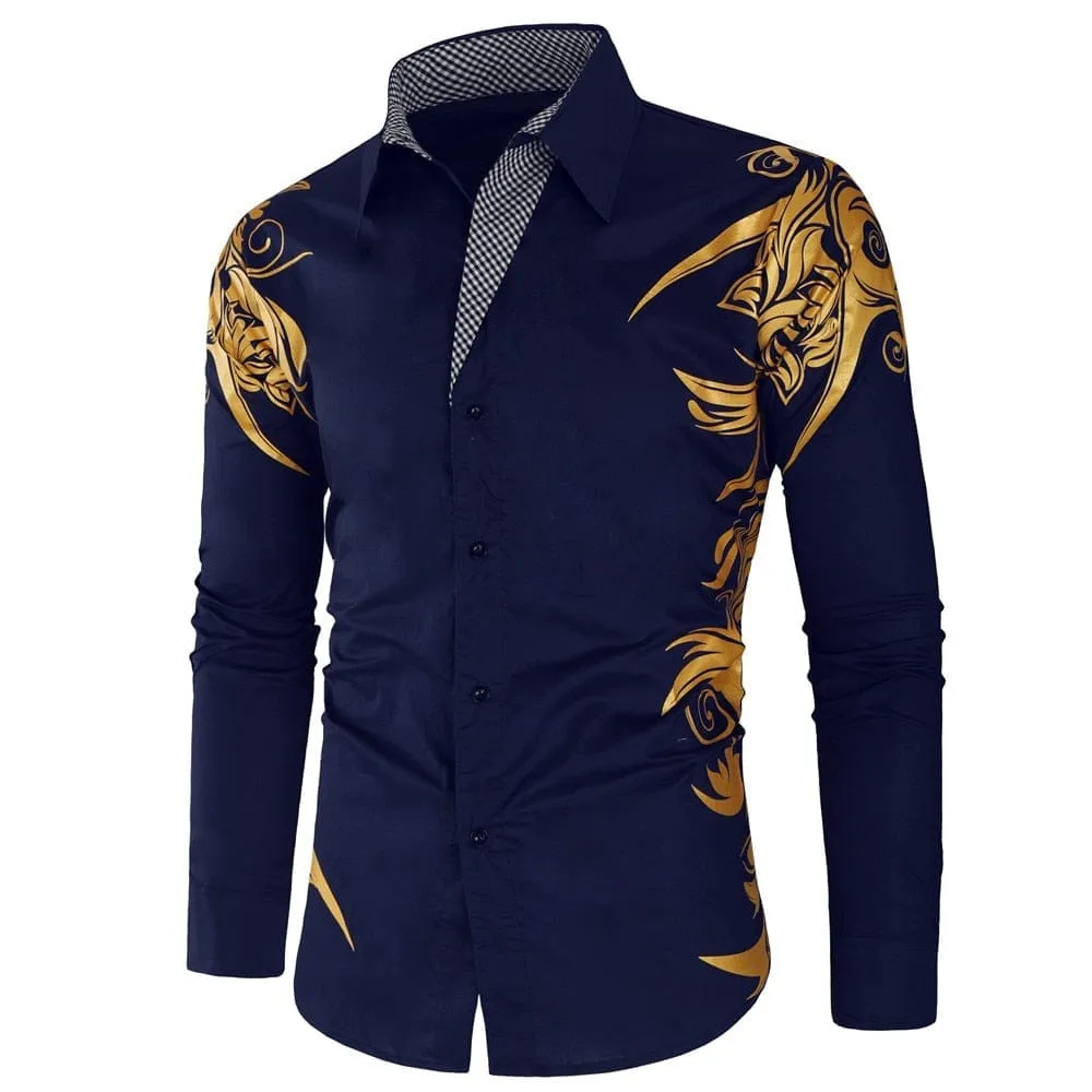 Men's Fitted Shirts Spring And Summer Shirts