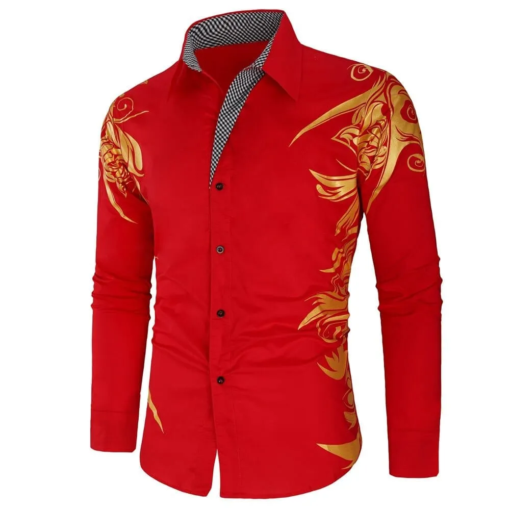 Men's Fitted Shirts Spring And Summer Shirts