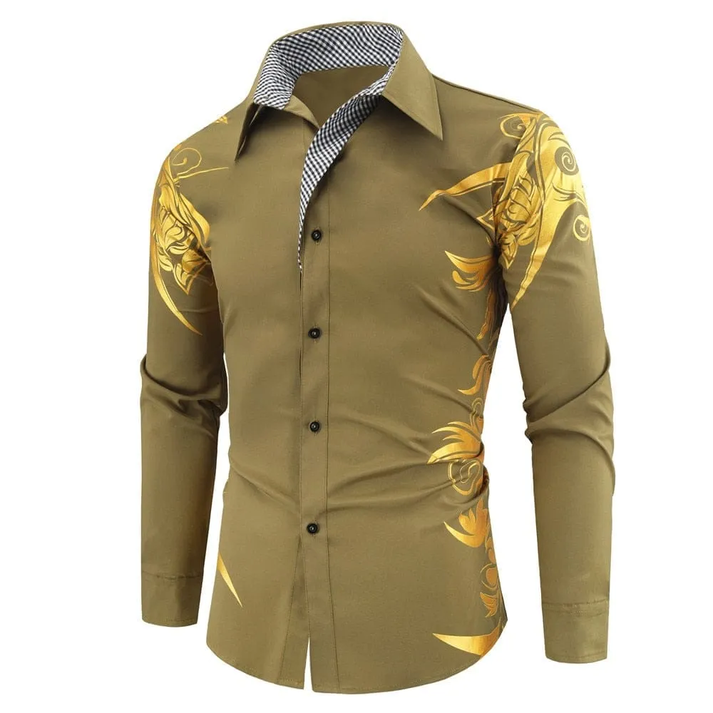 Men's Fitted Shirts Spring And Summer Shirts