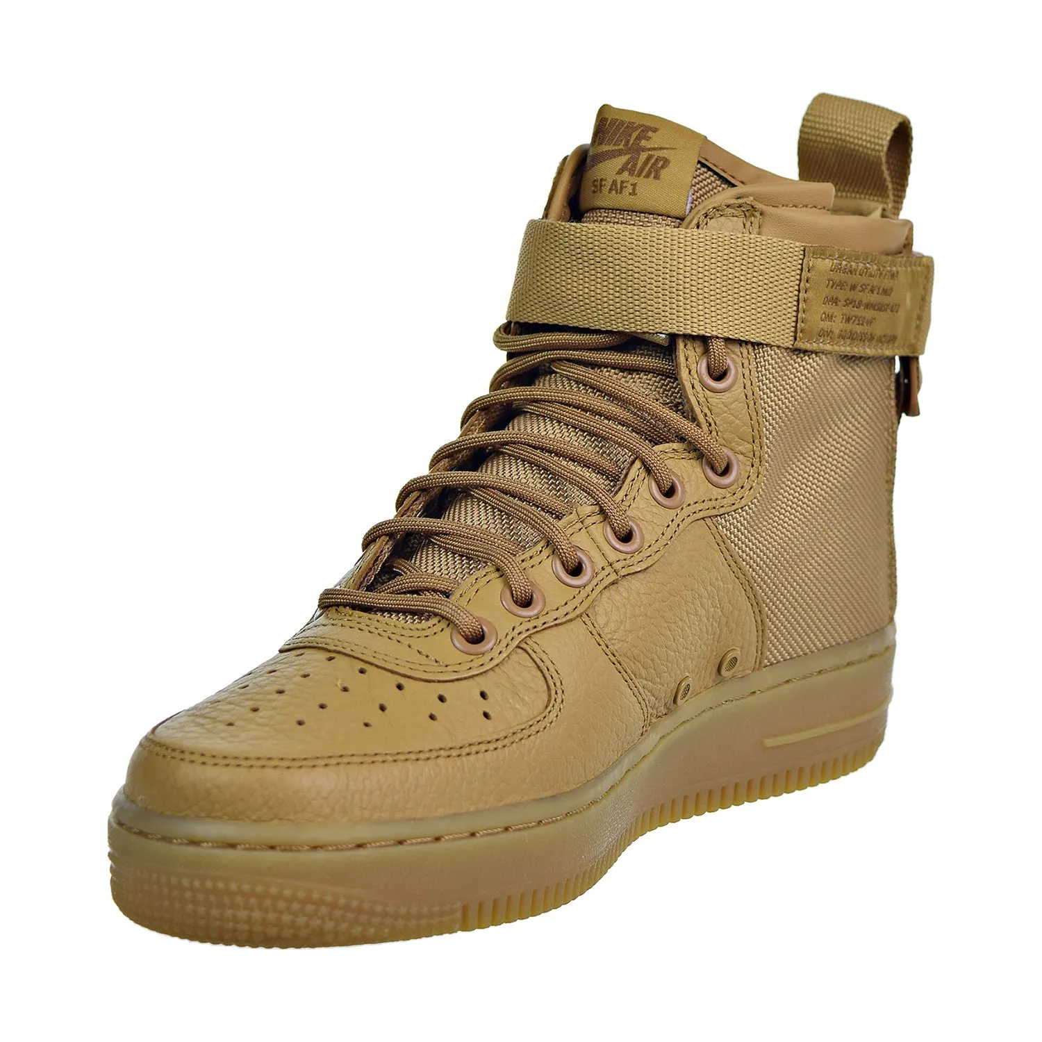 Nike SF Air Force1 Womens Sneakers Elemental Gold/ Elemental Gold or Fondamental