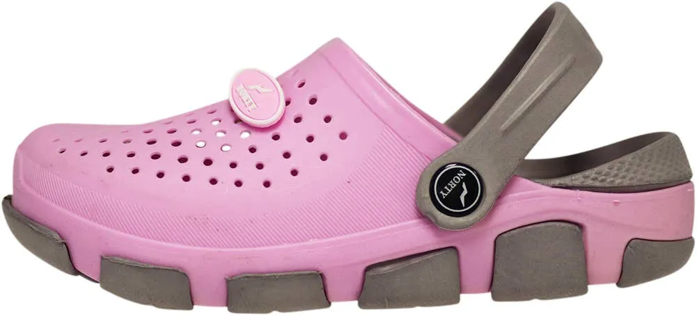 Norty Girl Sizes 12-4 Clog Pink Grey