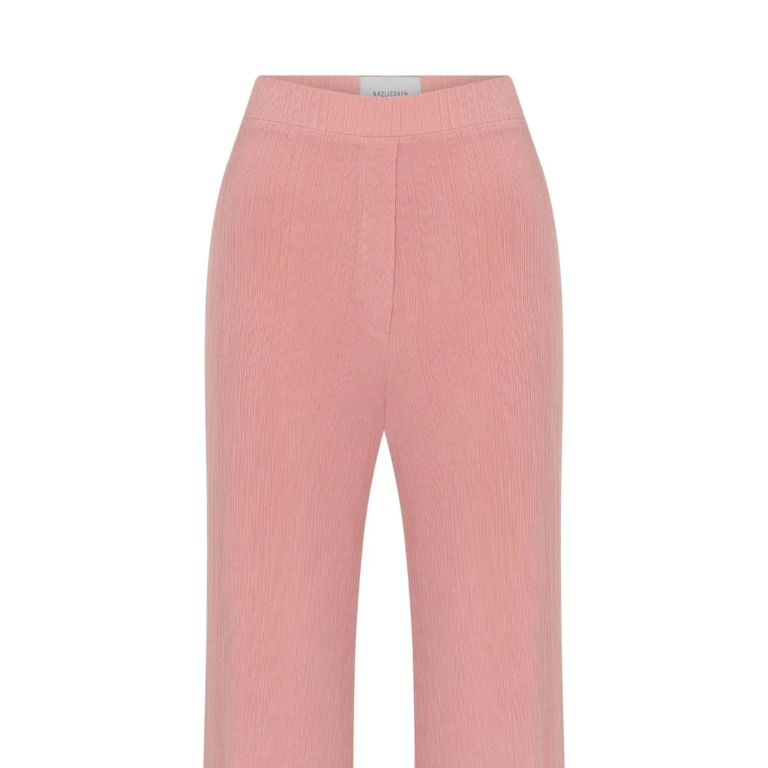 Orvell Knitted Pants In Soft Pink