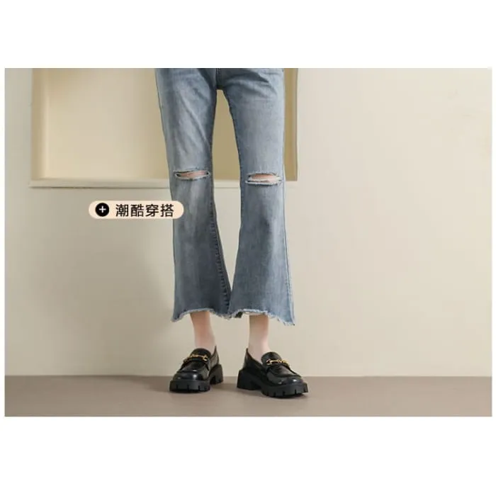 Platform Horsebit Loafers