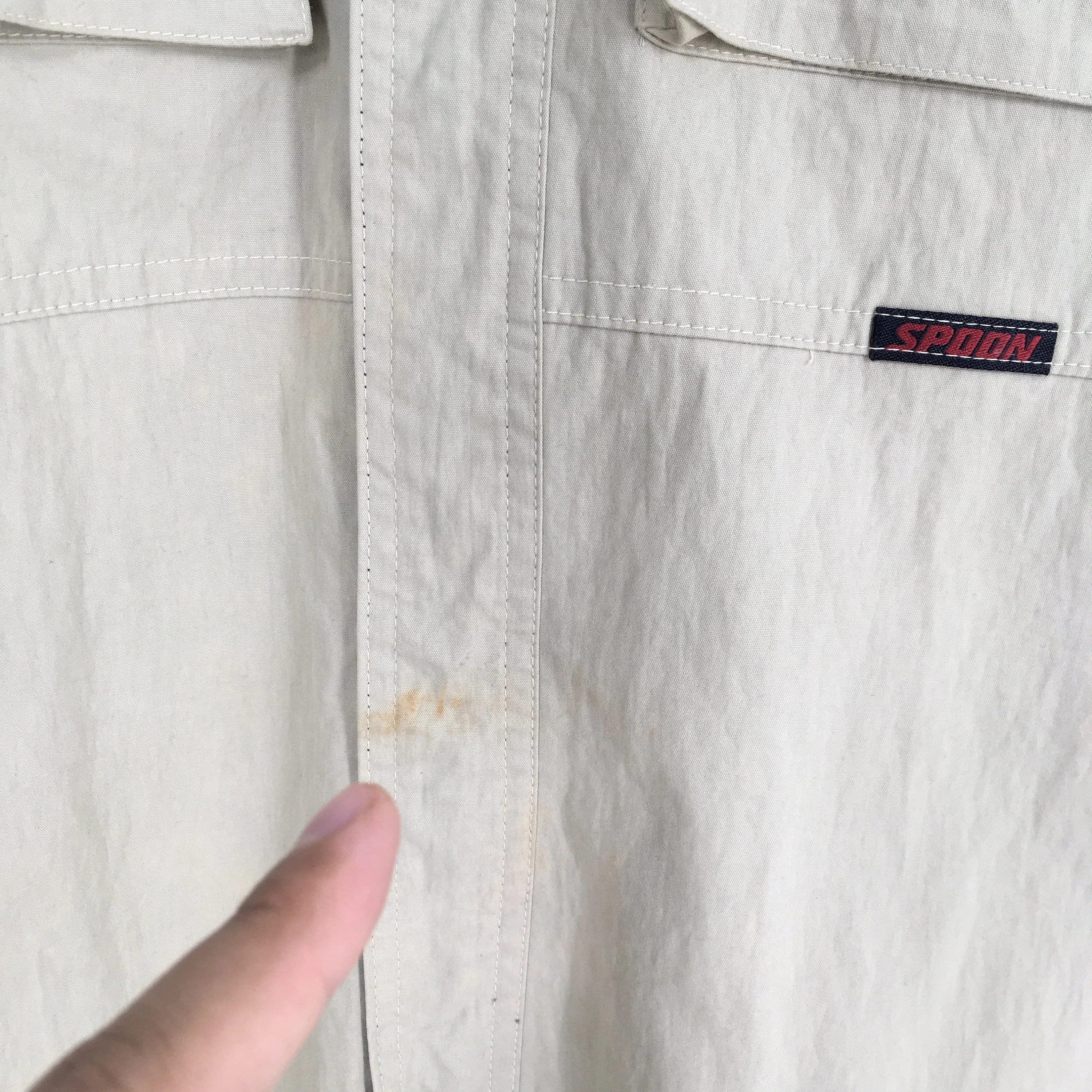 Spoon Honda Racing Team Beige Shirt Large