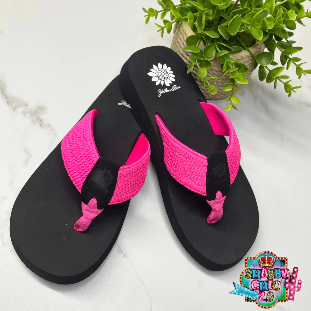 Yellowbox Frizzle Flipflops - Neon Pink